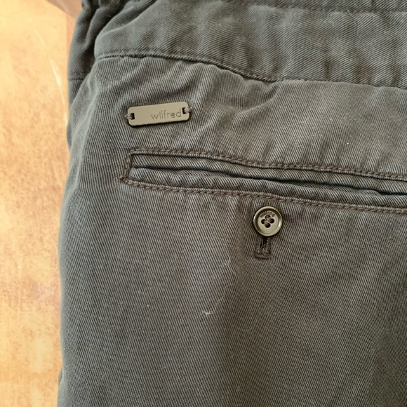 Aritzia Wilfred Casbah Paperbag Pants Black Zipper - Picture 3 of 8